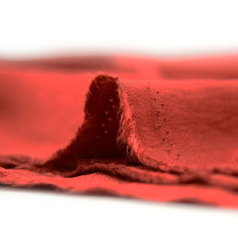 Crêpe viscose Lily rouille - Image 4